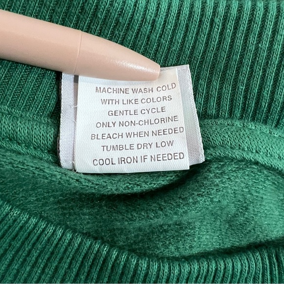 Haband Pullover Sweatshirt - Green Color - Size Large - Picture 6 of 8